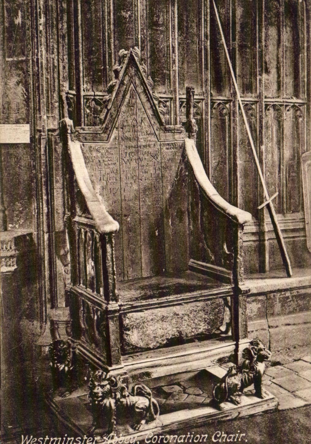 Carne de la coronacion de Westminster de la POSTAL de la VENDIMIA