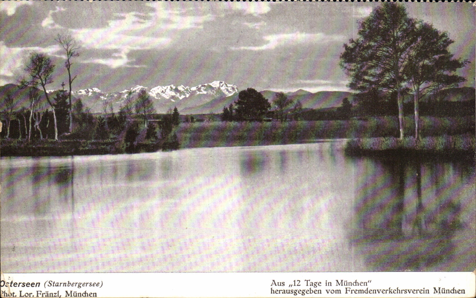 VINTAGE POSTCARD Osterseen