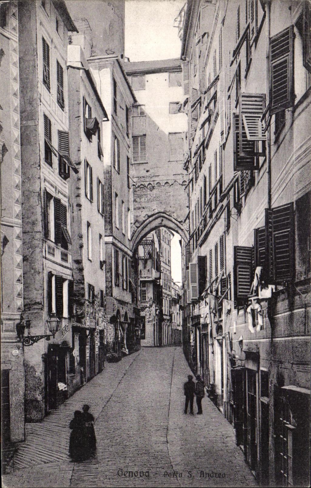 VINTAGE POSTCARD Genova Carried S Andreo