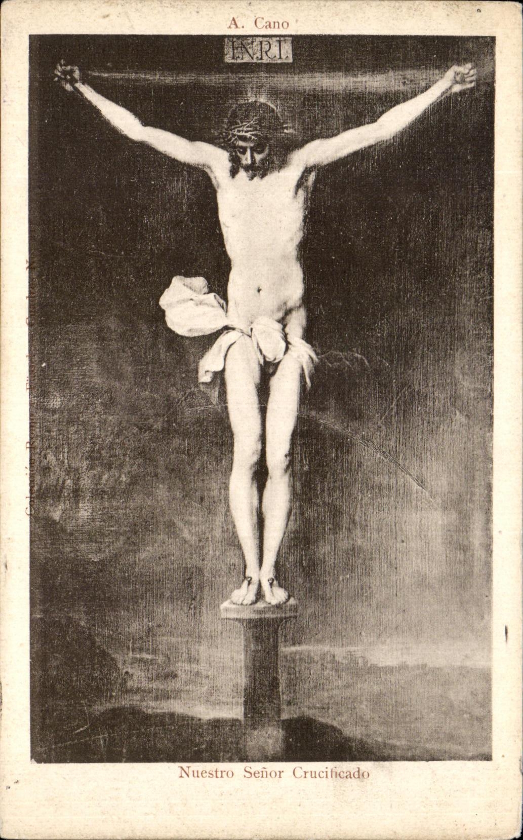 VINTAGE POSTCARD Nuestru Senor Cruciticade