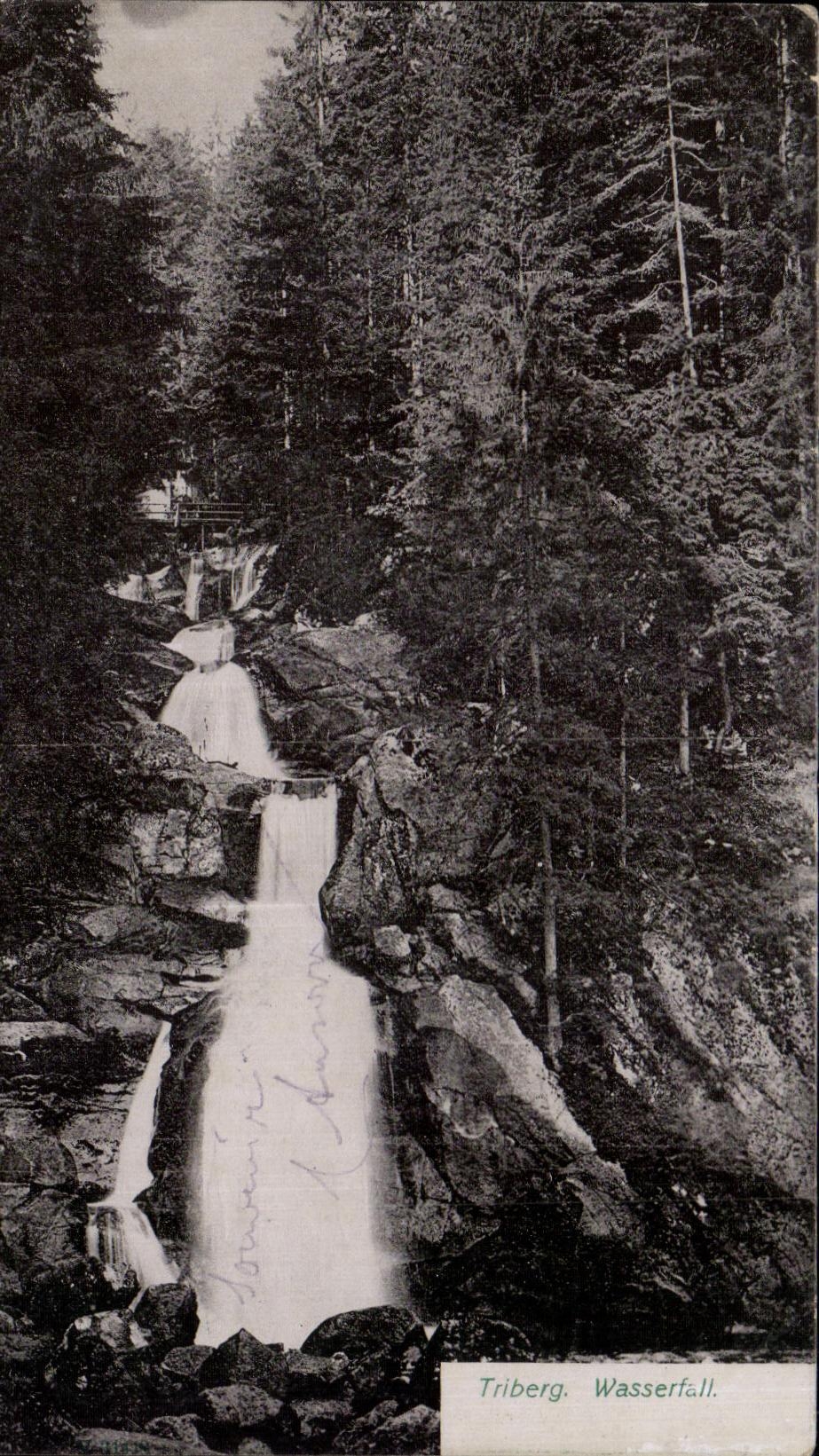 CPA Triberg Wasserfall