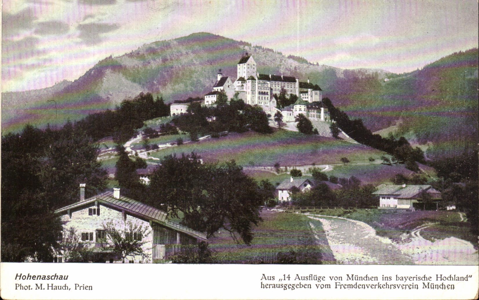 VINTAGE POSTCARD Hohenaschau