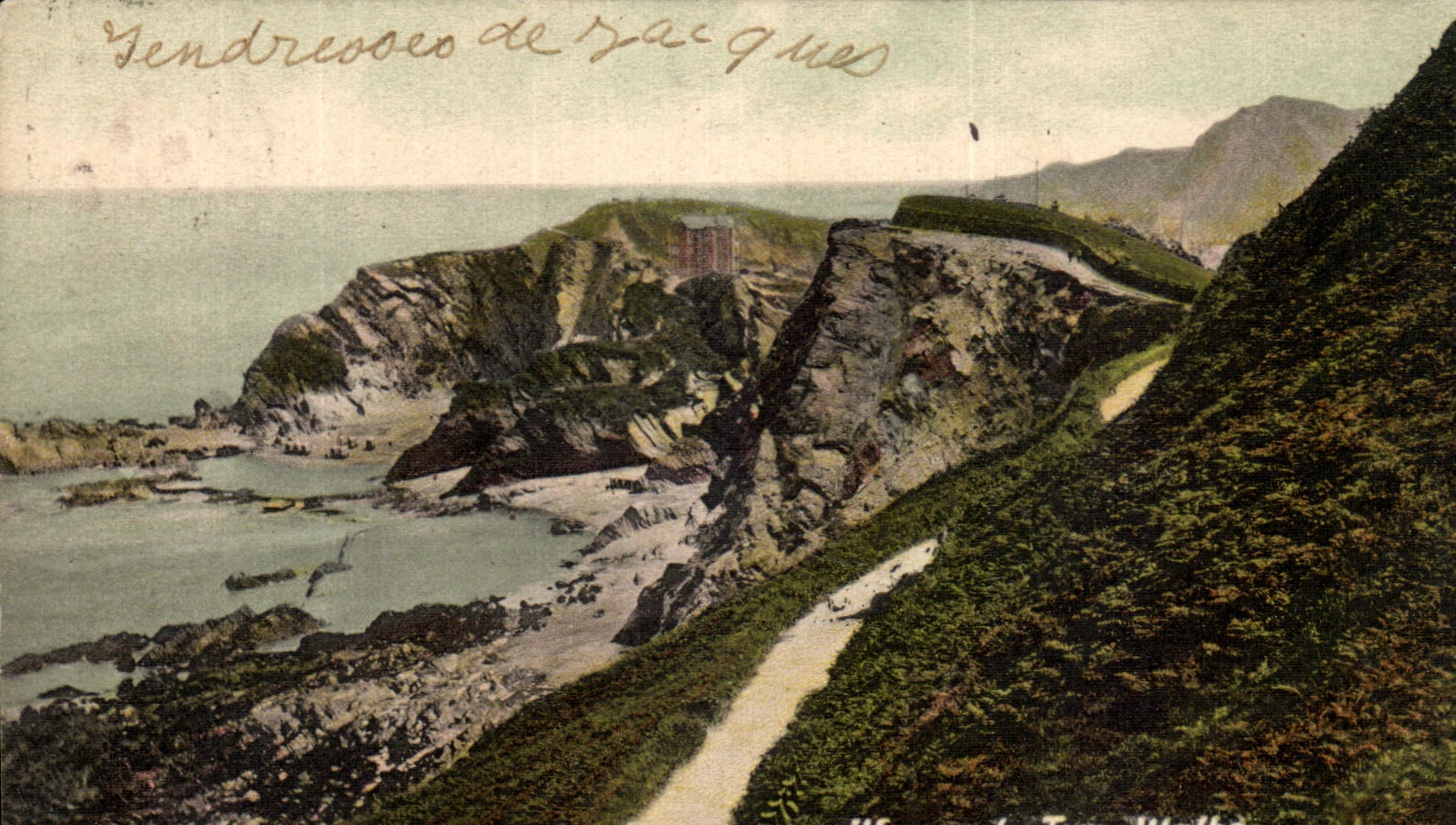 VINTAGE POSTCARD Ilfracombe Torrs Walks