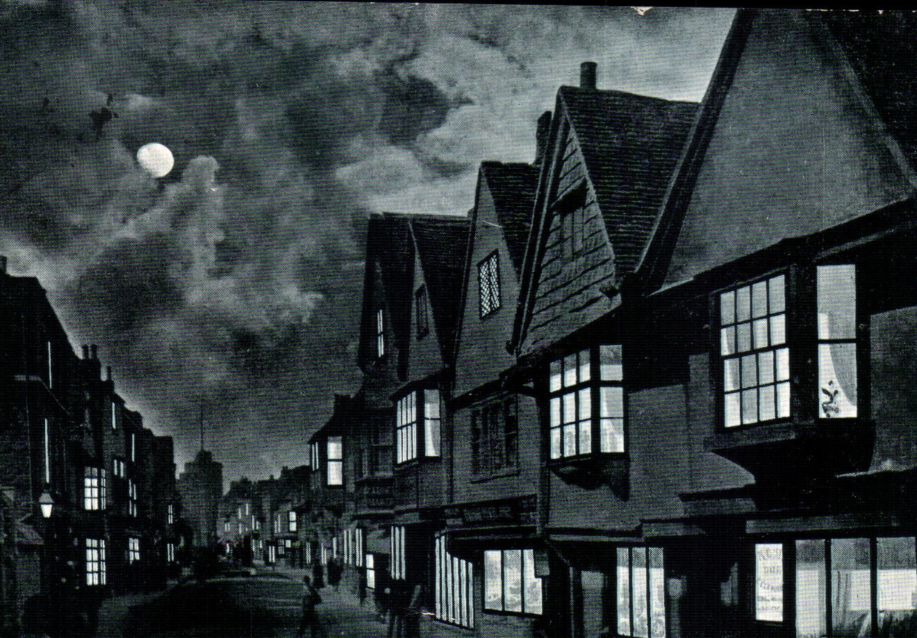 VINTAGE POSTCARD St Peters St Canterbury