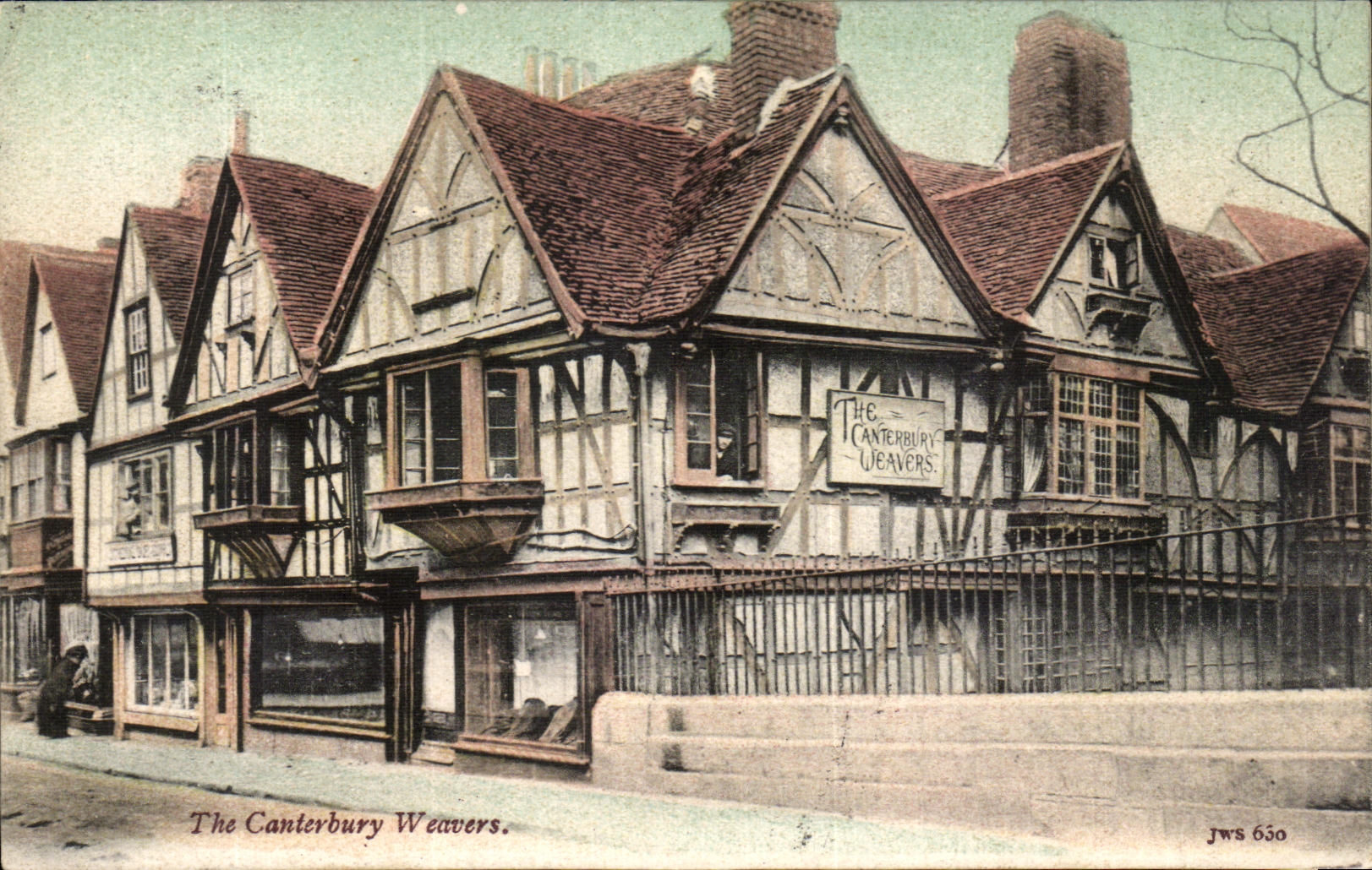 VINTAGE POSTCARD The Canterbury Weavers