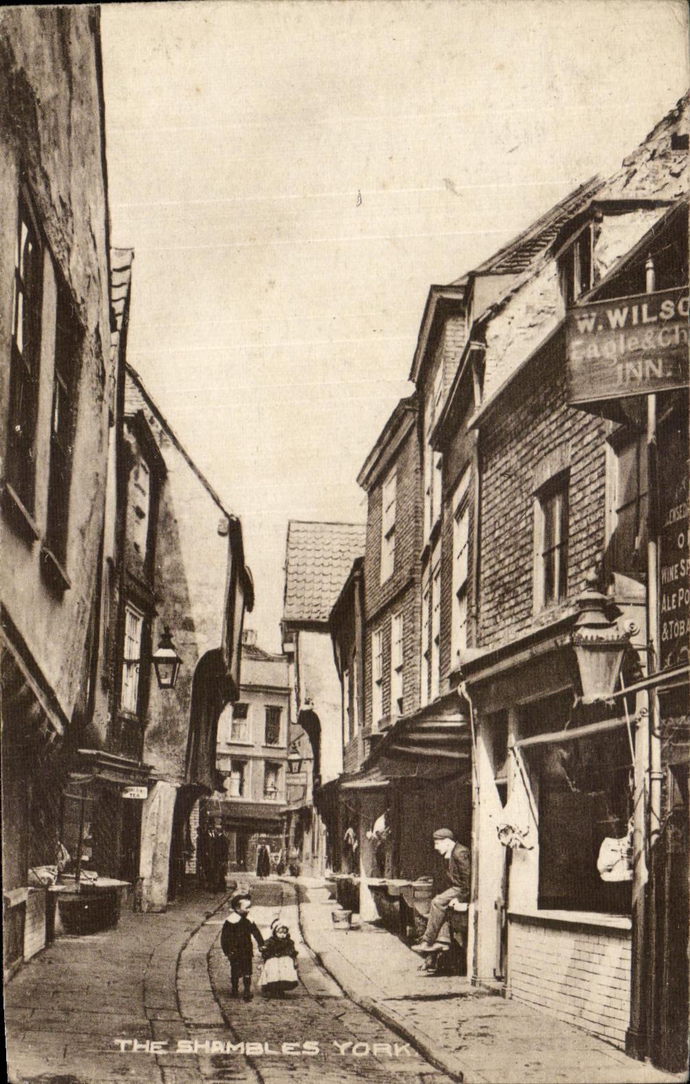 VINTAGE POSTCARD The Shambles York