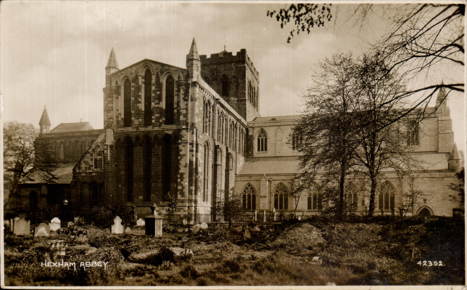 Abadia de Haxham de la POSTAL de la VENDIMIA