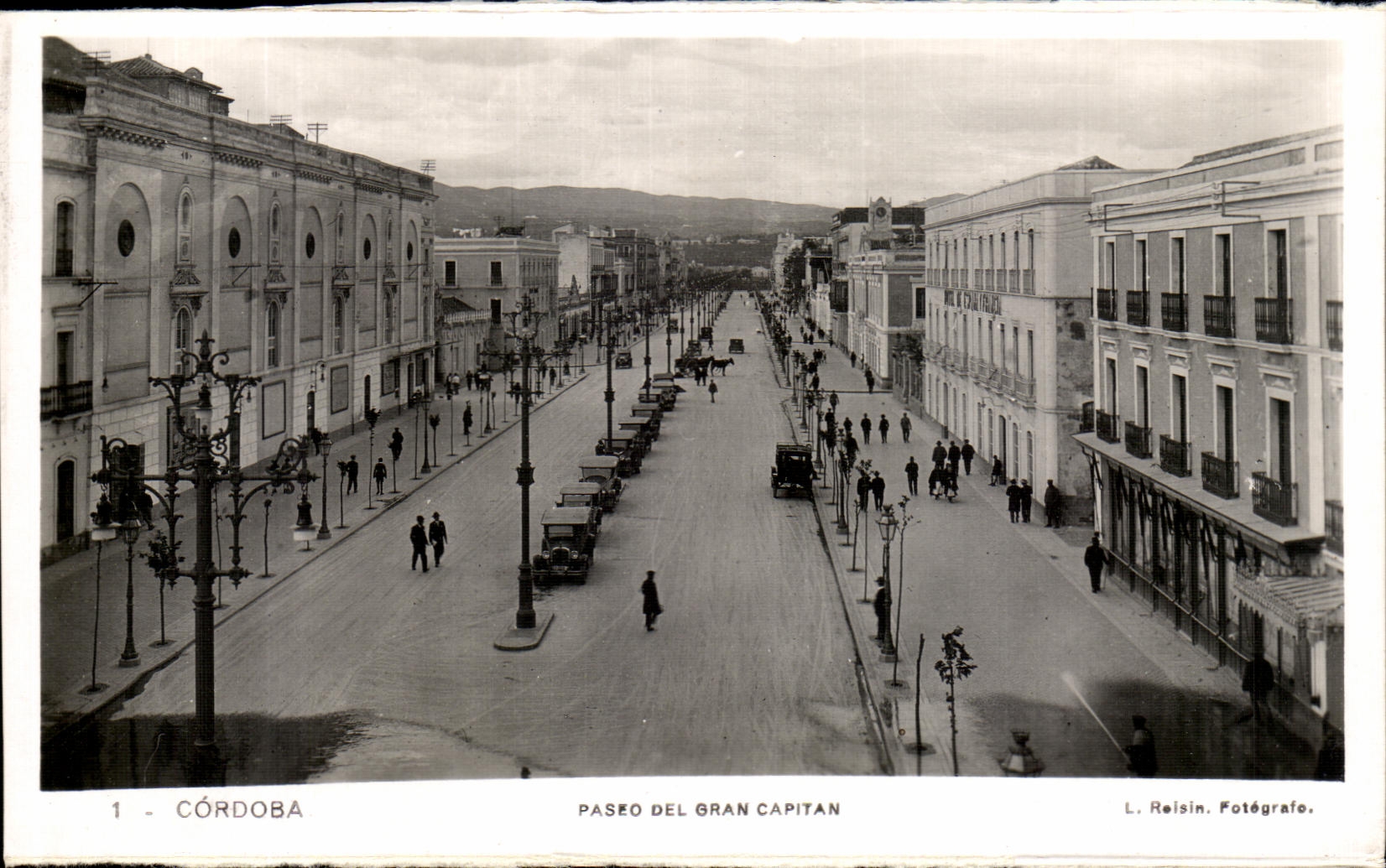 POSTAL Cordoba Paseo Del Gran Capitan de la VENDIMIA