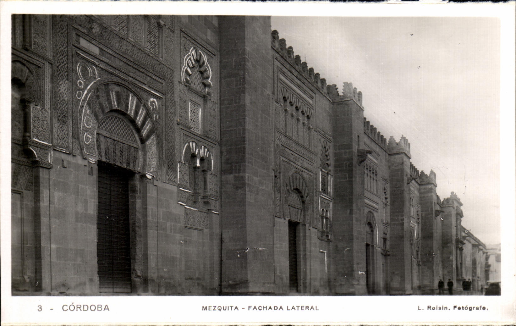 Lado de Cordoba Mezquita Fachada de la POSTAL de la VENDIMIA