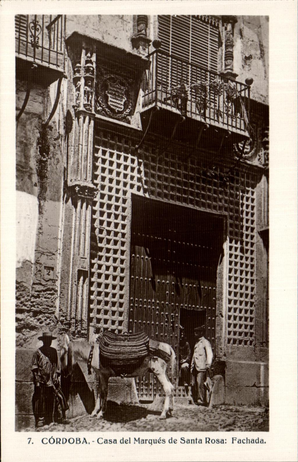 La POSTAL Cordoba de la VENDIMIA la puso marca de Santa Rosa Fachada