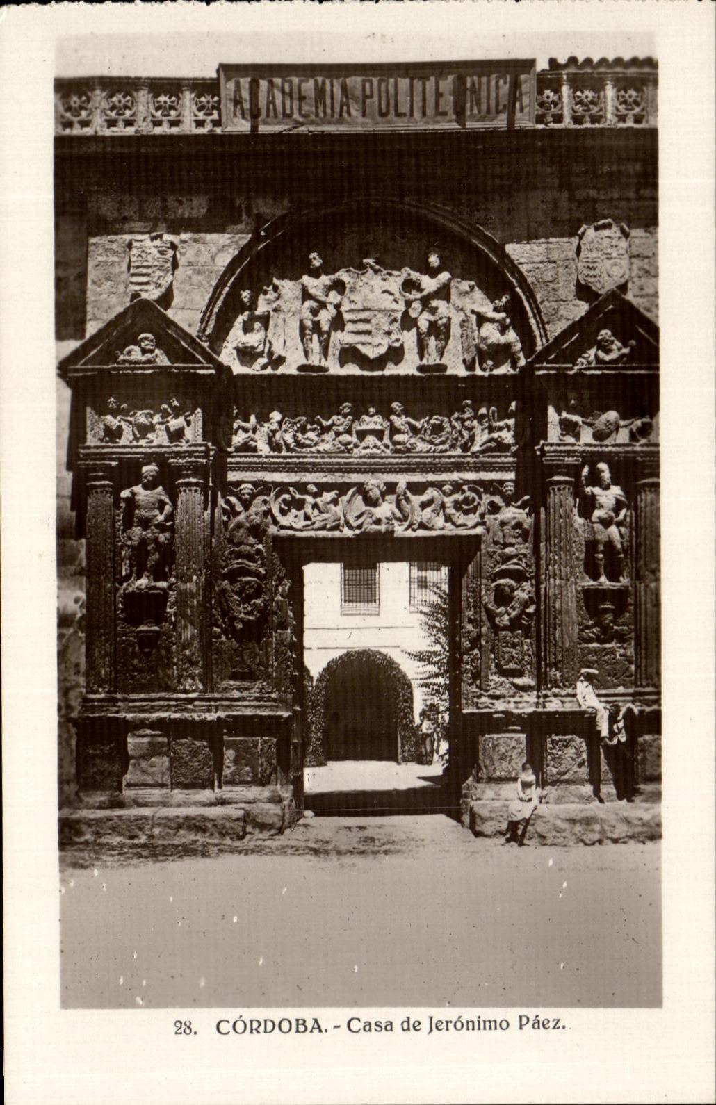 POSTAL Cordoba de la VENDIMIA puesta de Jeronimo Paez