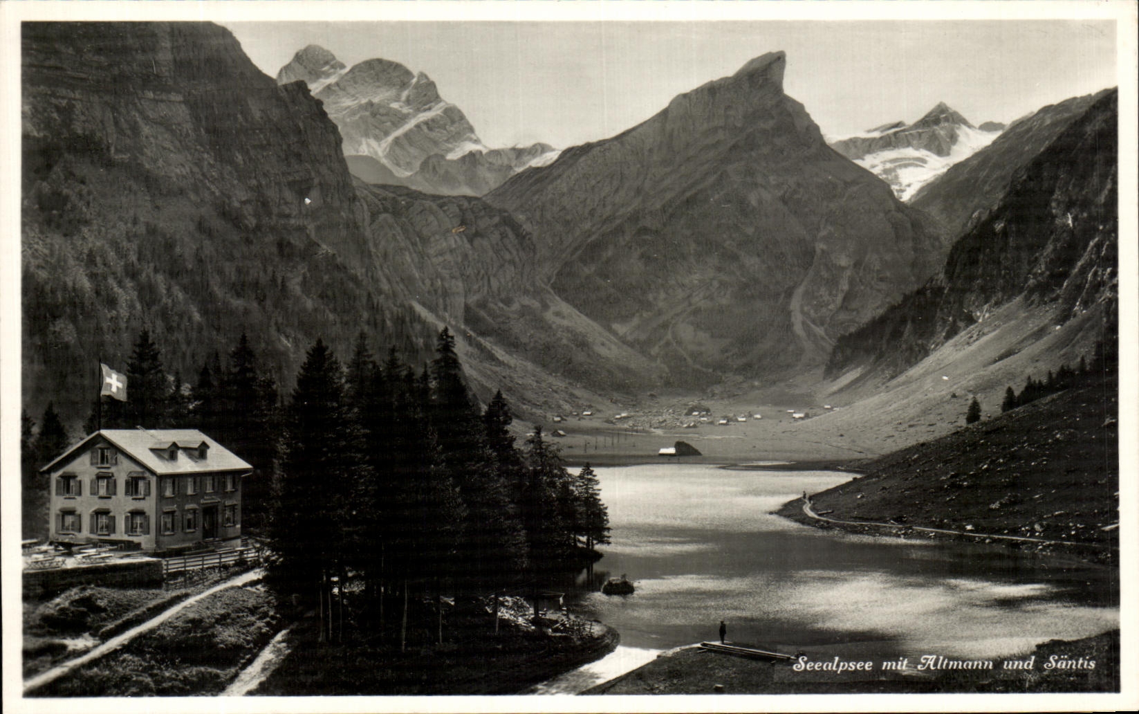 CPA seealpsee mit Altmann une Santis