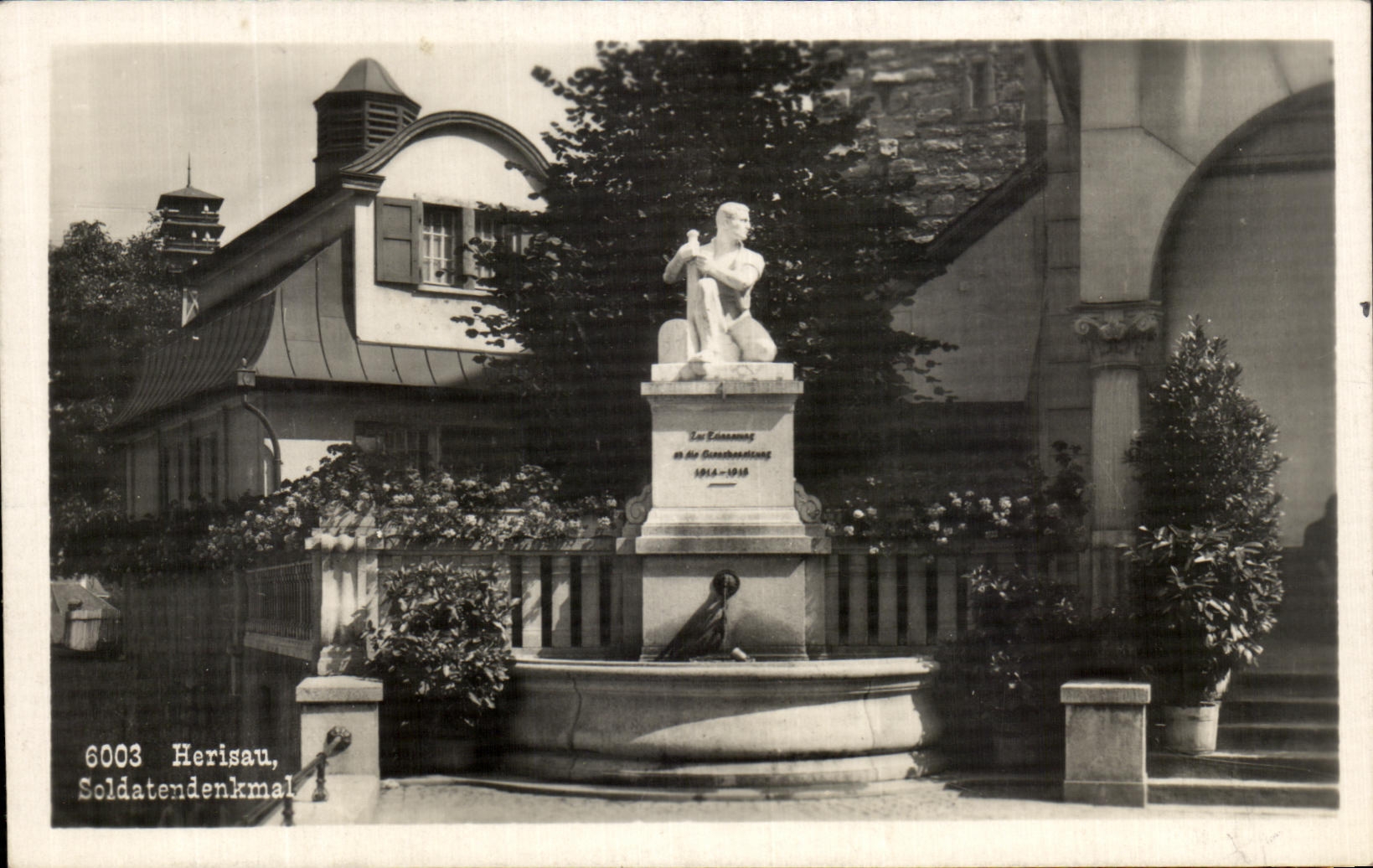 CPA Herisau Soldatendenkmal