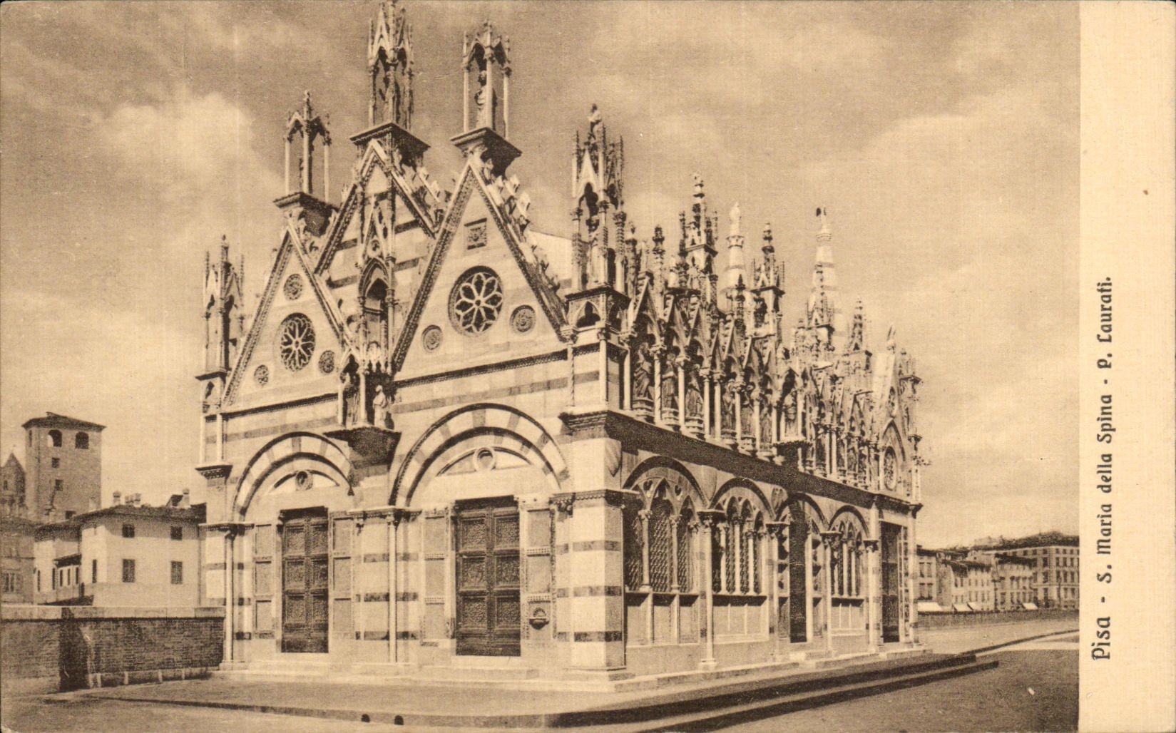 VINTAGE POSTCARD Rammed Marla della Spina Laurafi