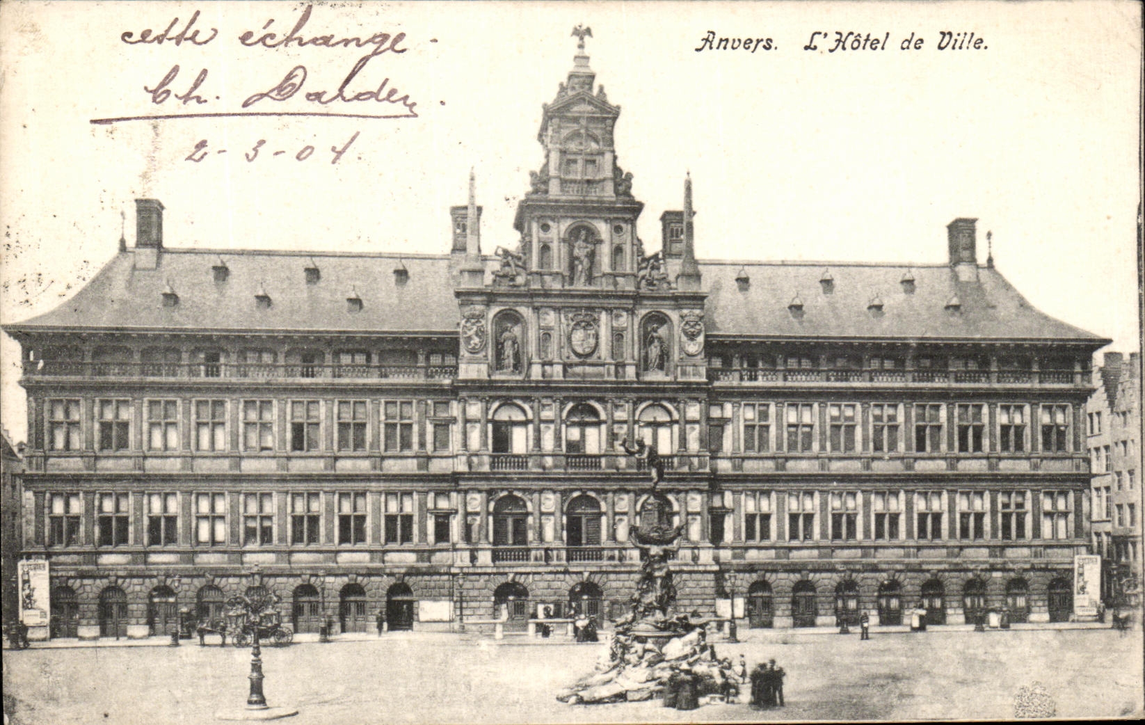 POSTAL Anuers L ayuntamiento de la VENDIMIA