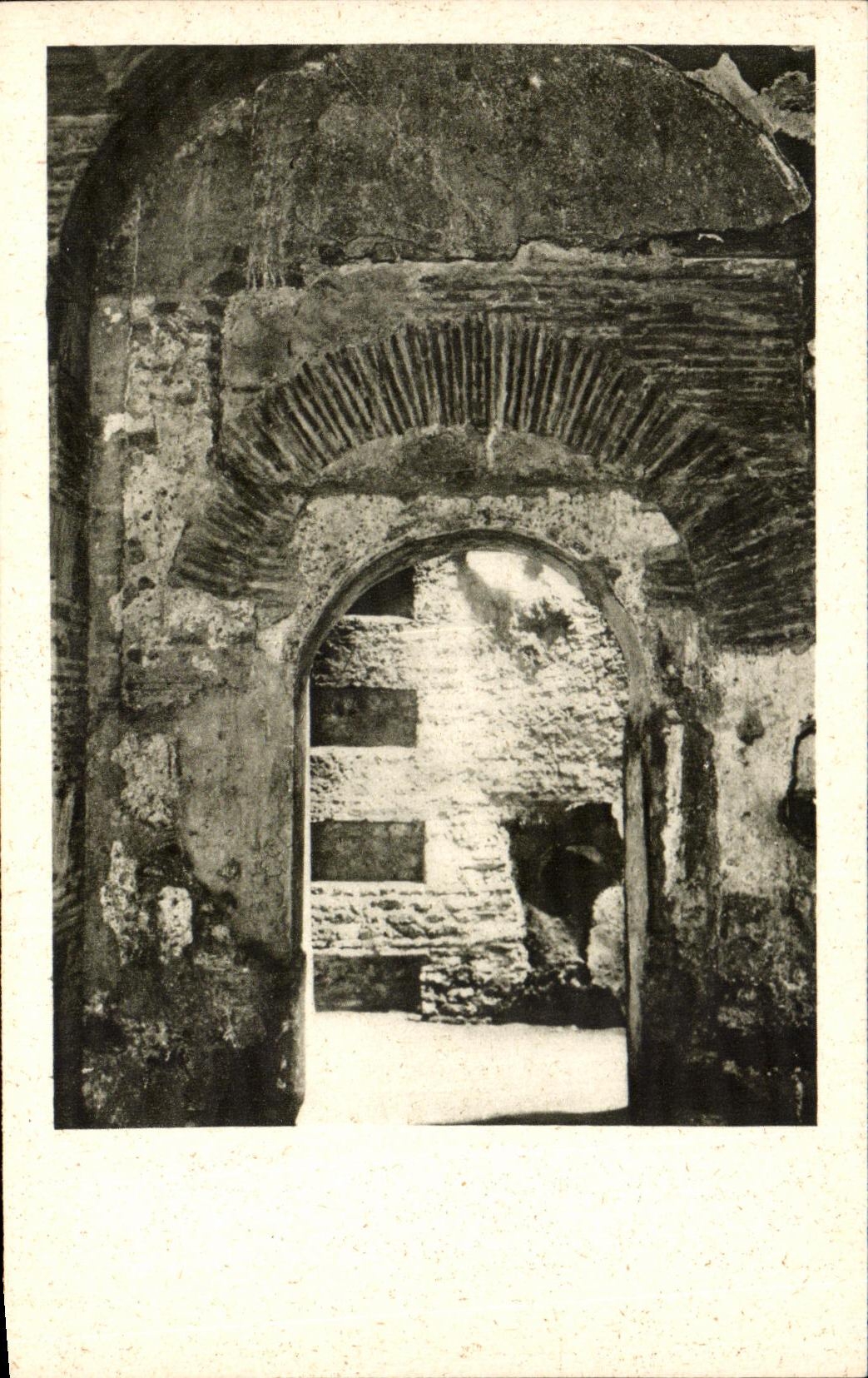 Papi del dei de Roma Catacomb di S Callisto Cripta de la POSTAL de la VENDIMIA