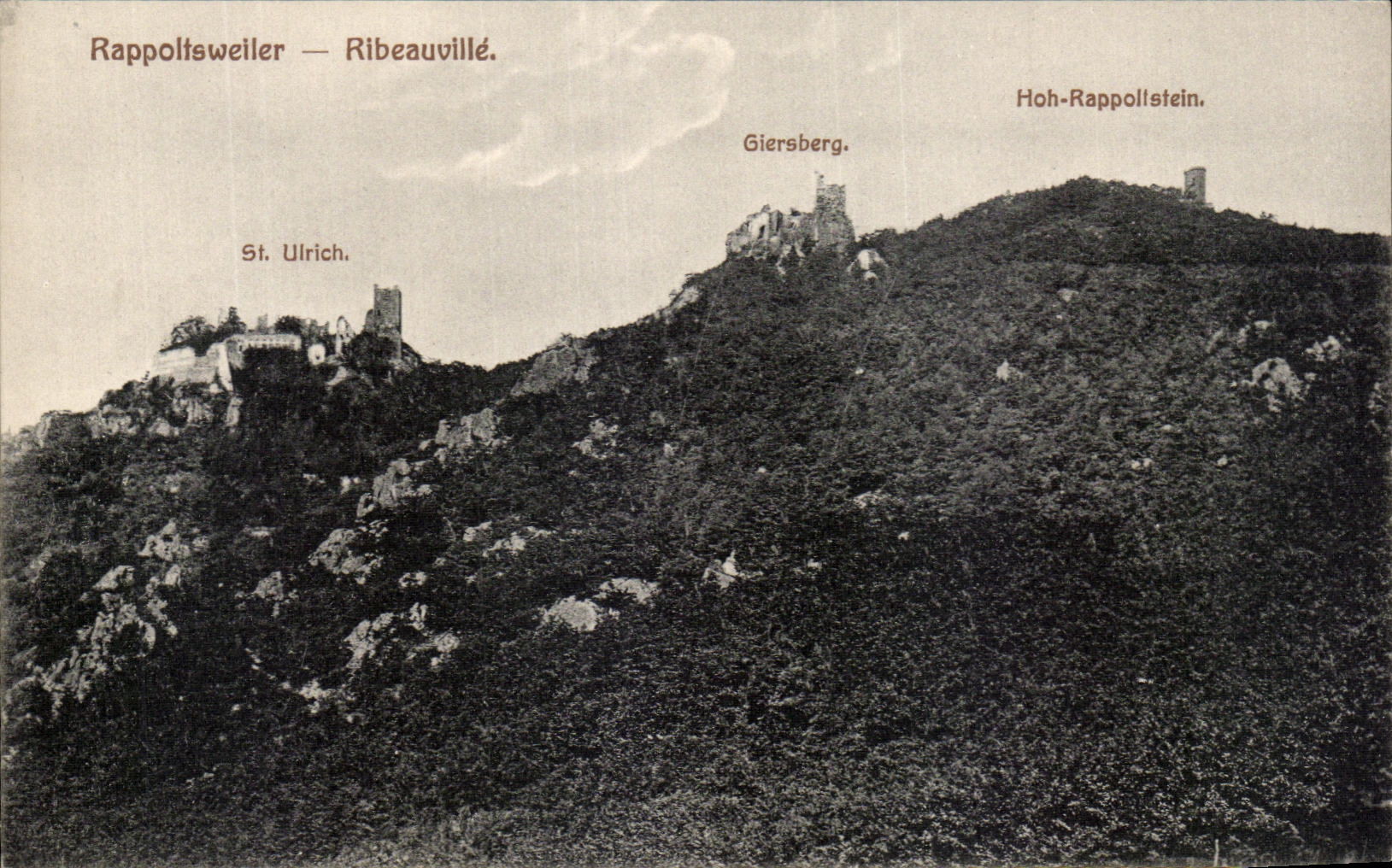 VINTAGE POSTCARD Rappoltsweiler Ribeauville