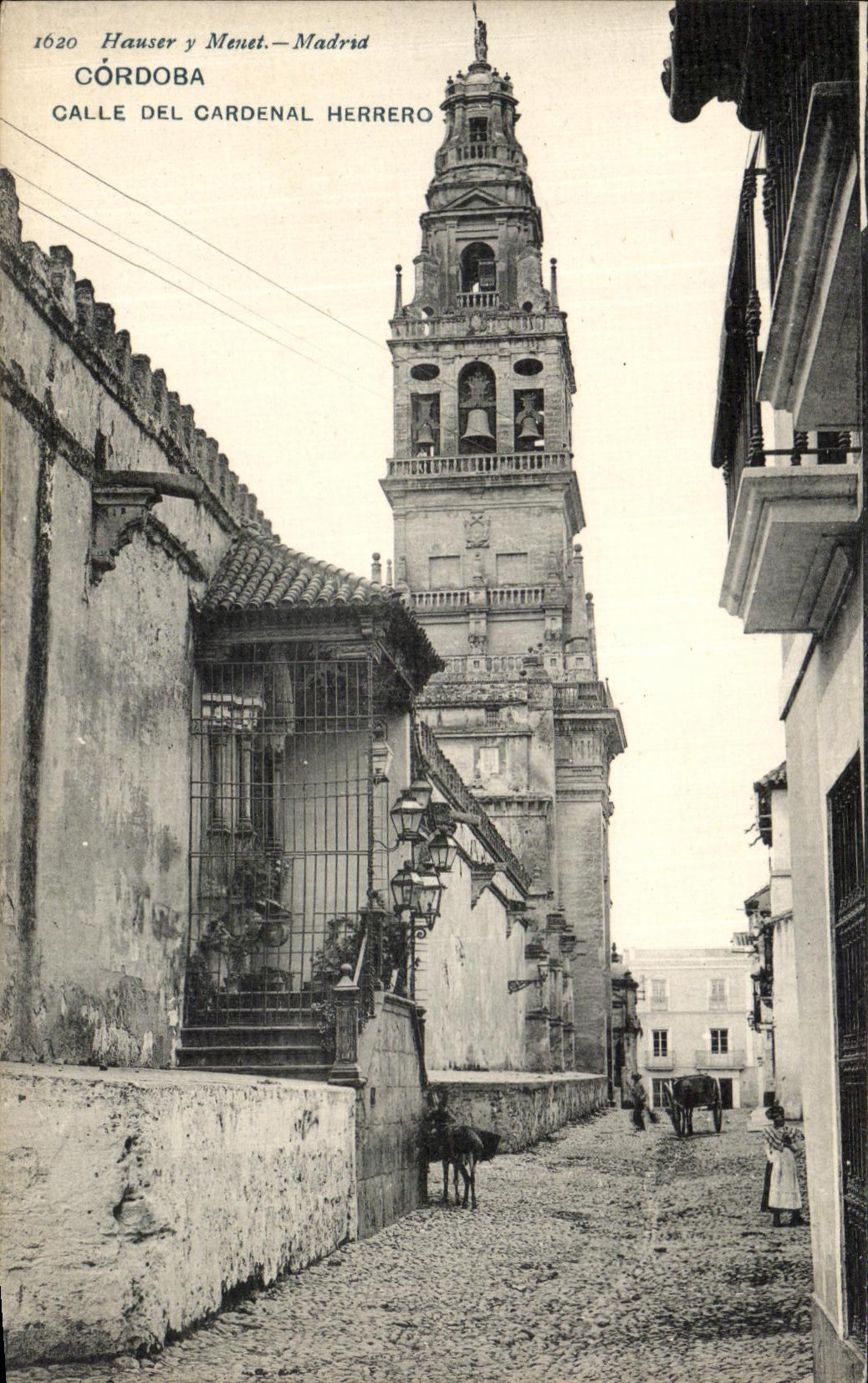 La POSTAL Cordoba de la VENDIMIA fija a Del Cardenal Herrero