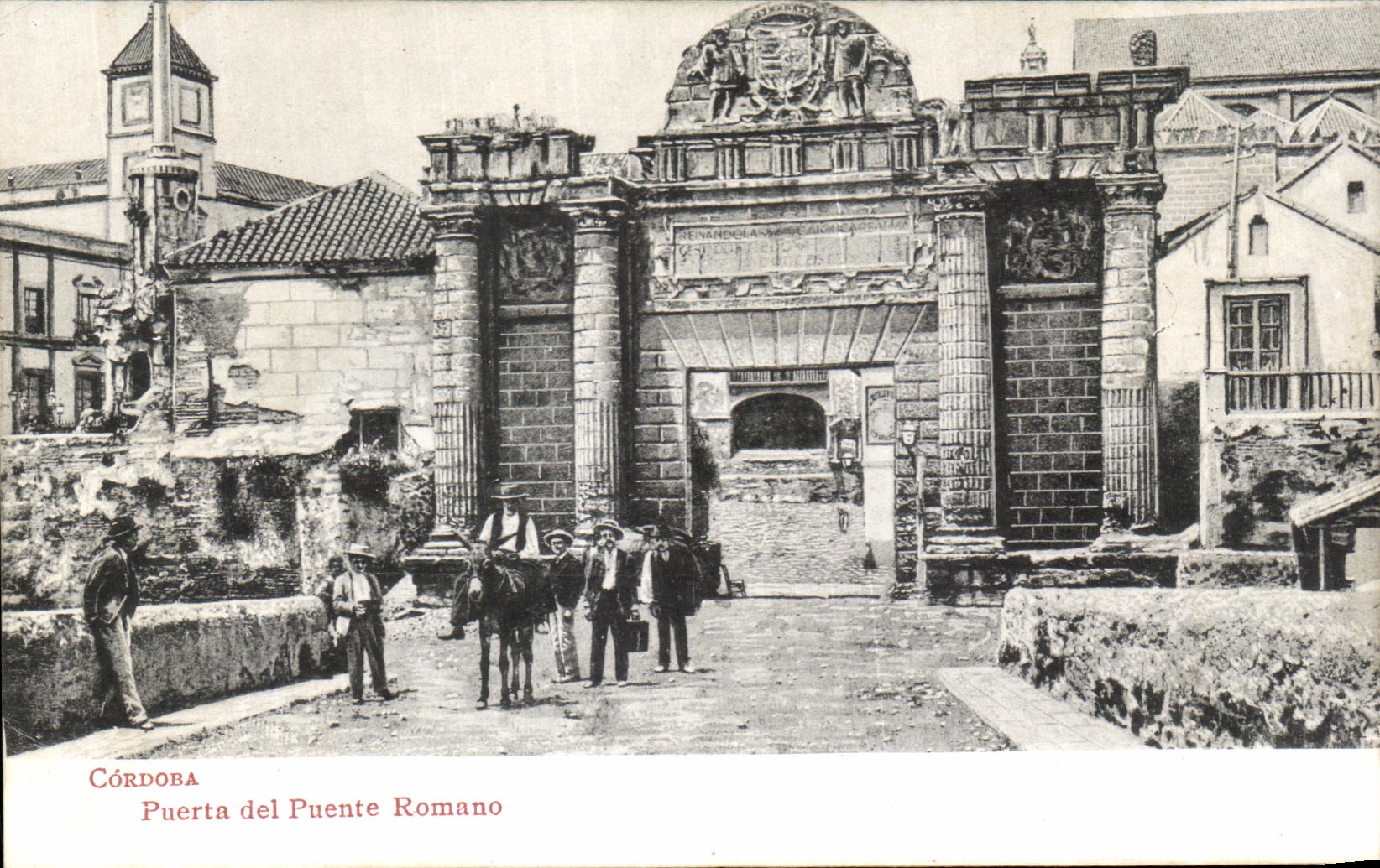 POSTAL Cordoba Puerta del Puente Romano de la VENDIMIA