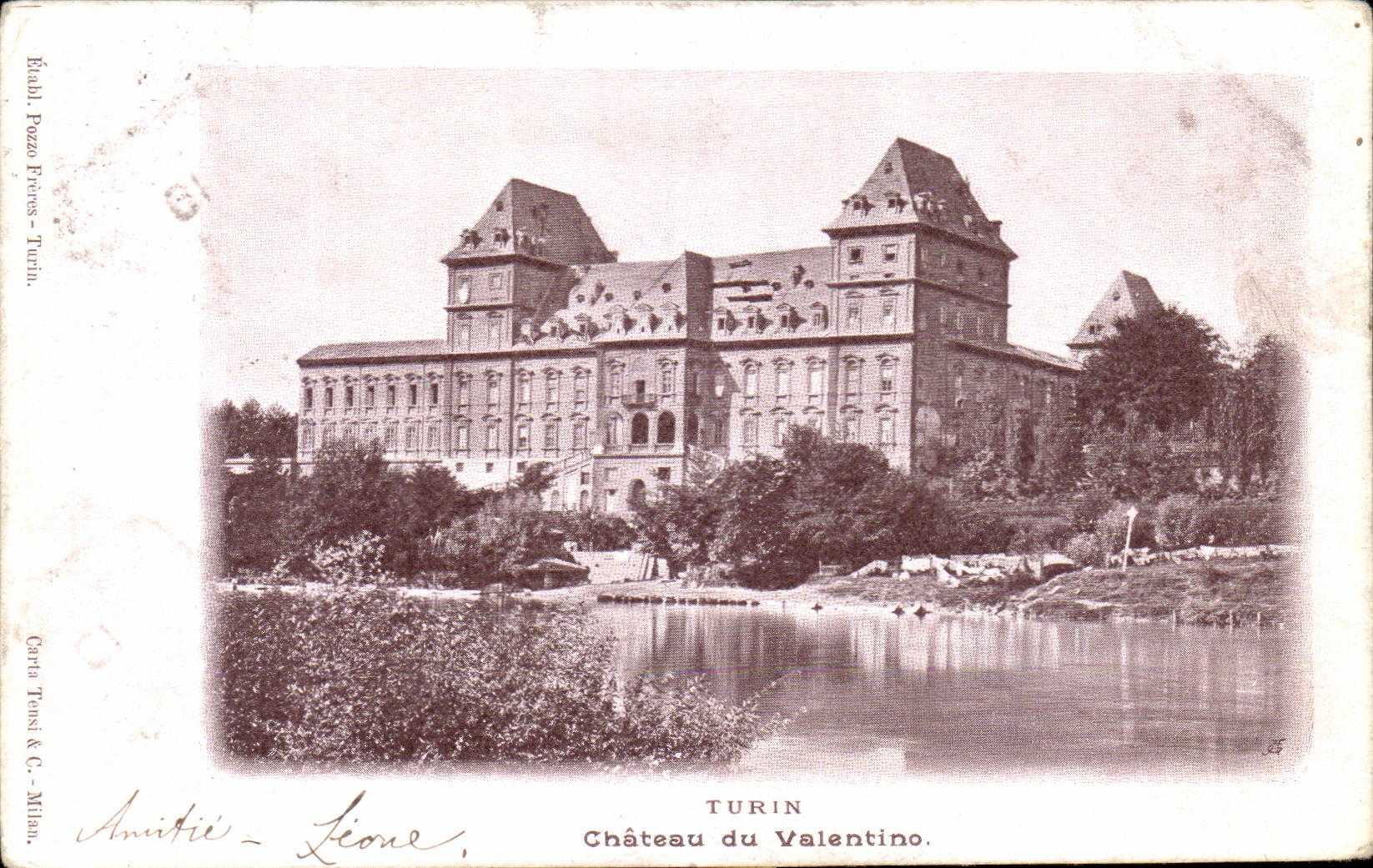 CPA Turin Chateau Du Valentino 
