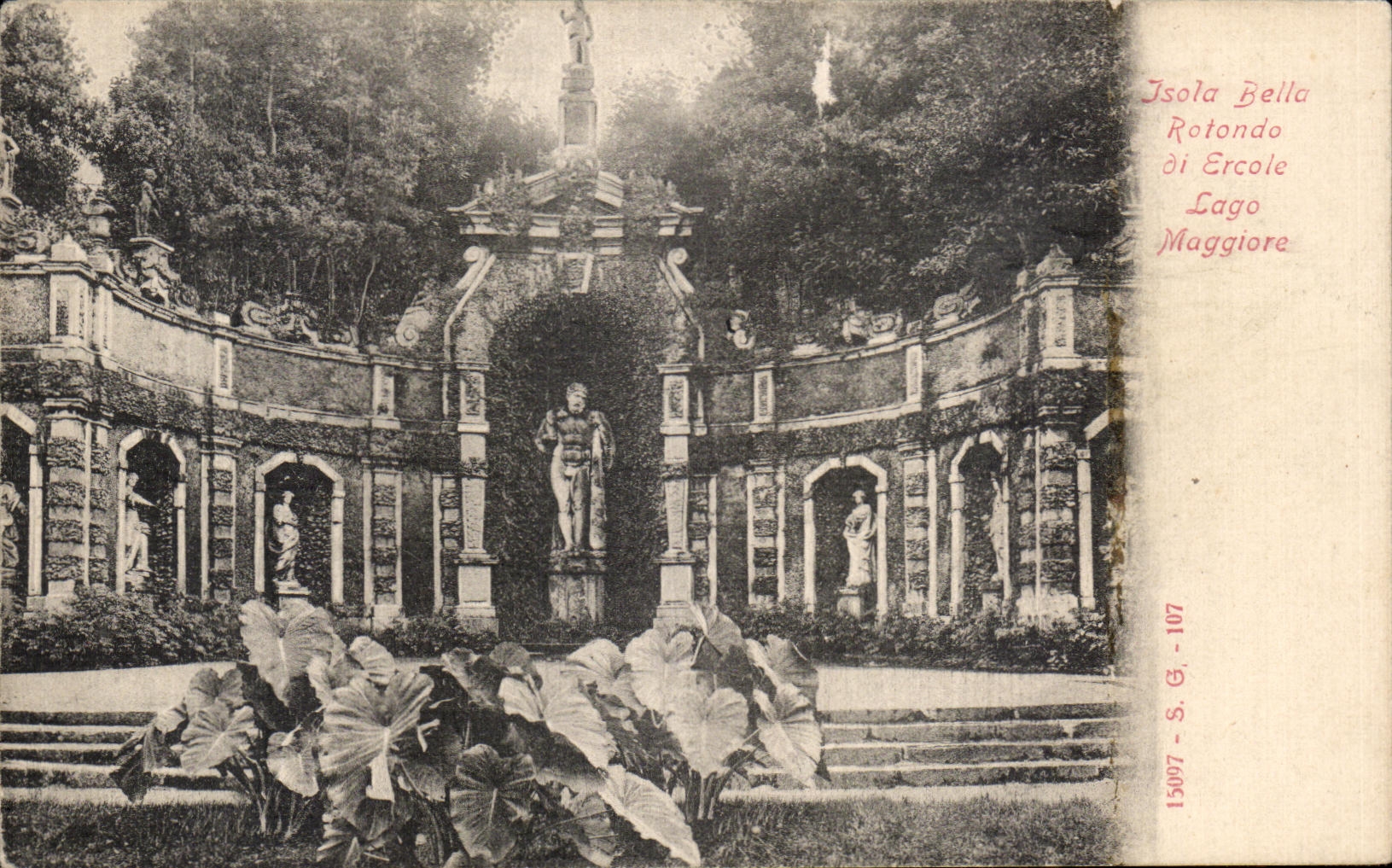 CPA Isola Bella Rotonde Di Ercole Lago Maggiore