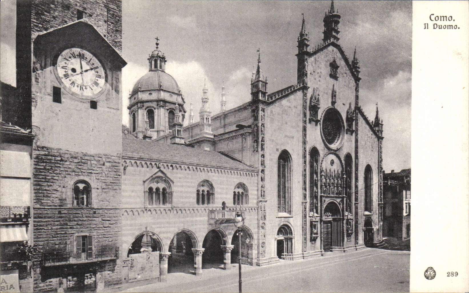 VINTAGE POSTCARD Como It Duomo