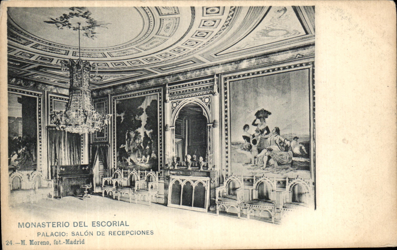 Sala de estar de Monasterio Del Escorial Palacio de la POSTAL de la VENDIMIA de Recepciones