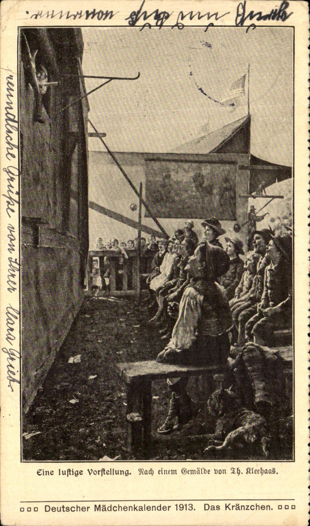 CPA Deutscher Madchenkalender 1913