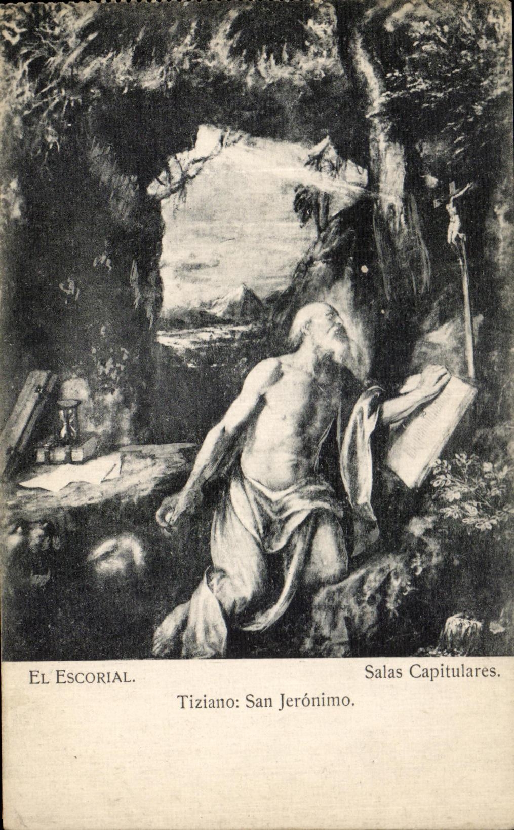 CPA Escorial Salas Capitulares Tiziano San Jeronimo