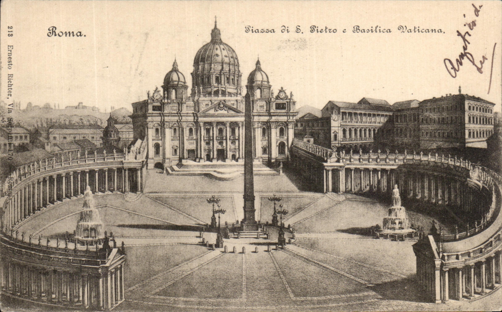 La POSTAL de la VENDIMIA vaga la basilica Vaticana del diu S Pedro de la plaza