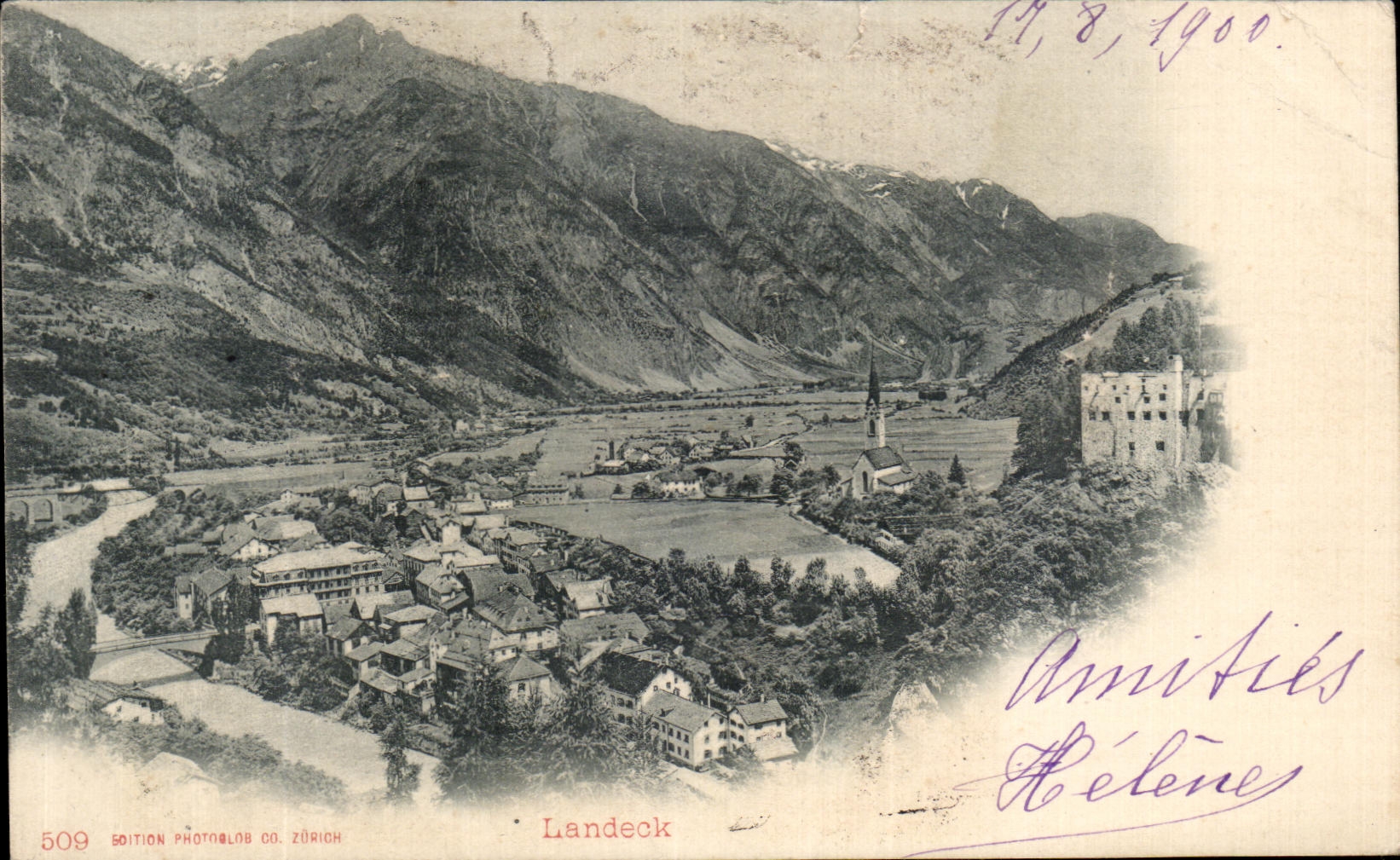 VINTAGE POSTCARD Landeck