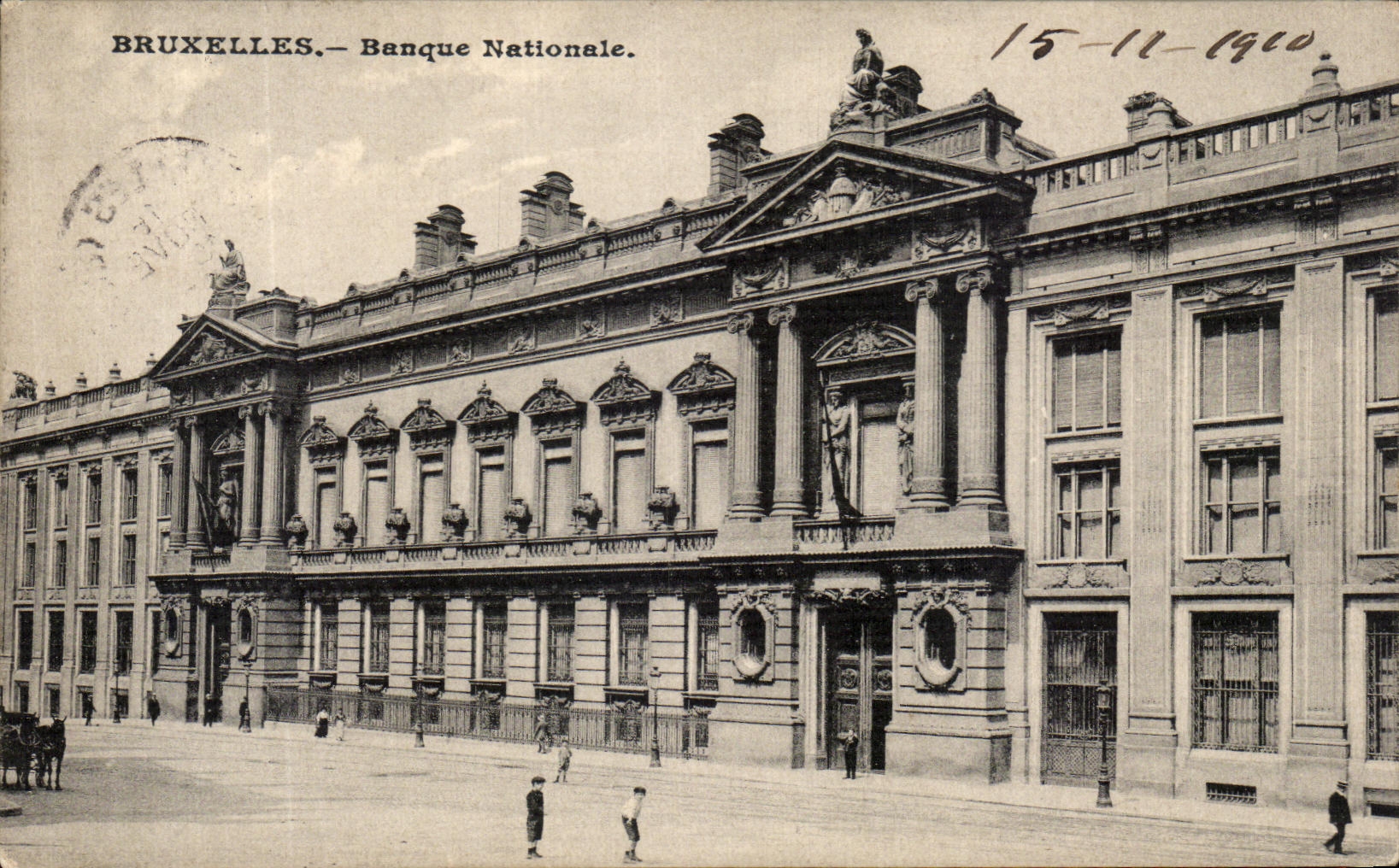 La POSTAL Bruselas de la VENDIMIA deposita a nacional