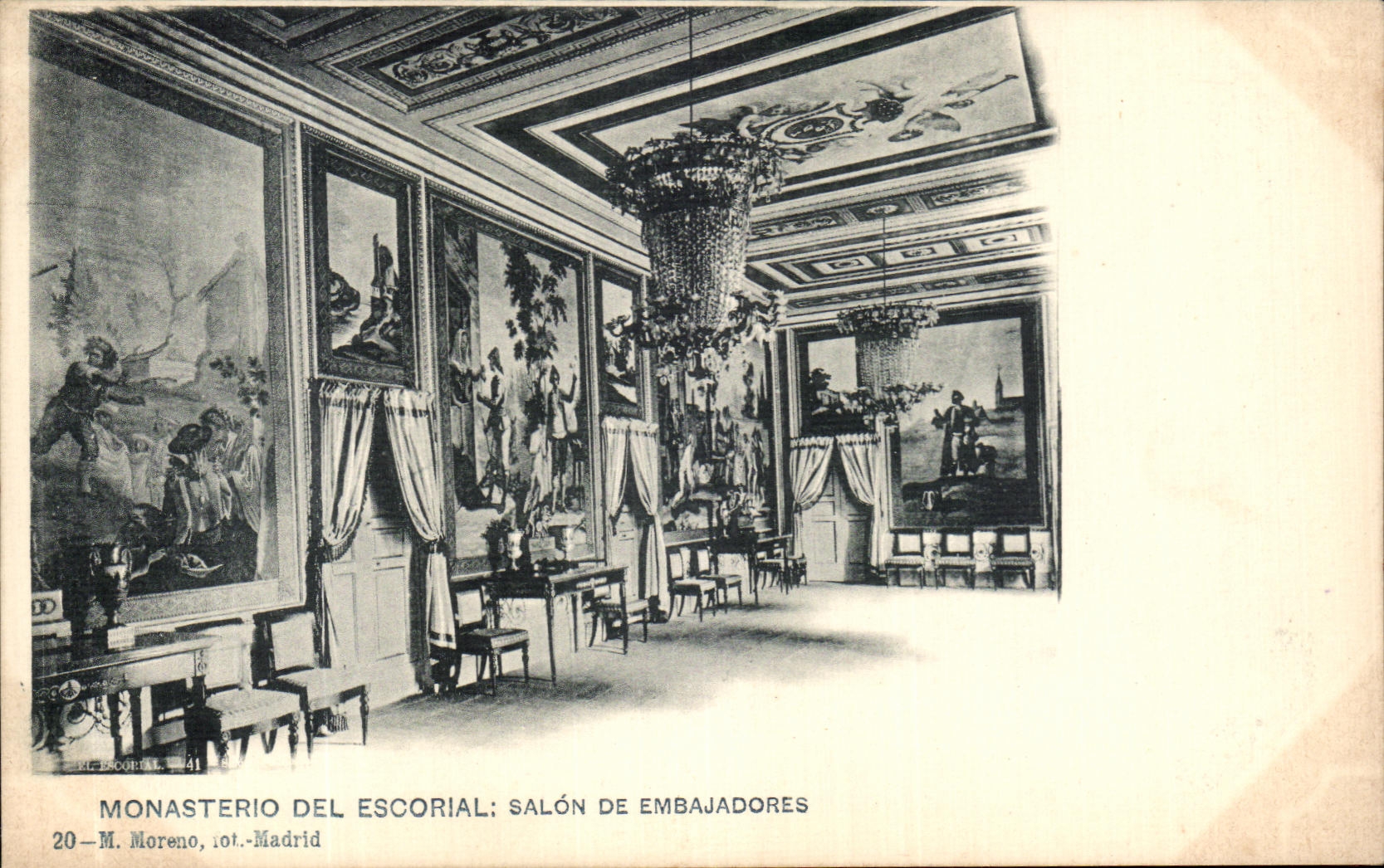 Sala de estar De Embajadores de Monasterio Del Escorial de la POSTAL de la VENDIMIA