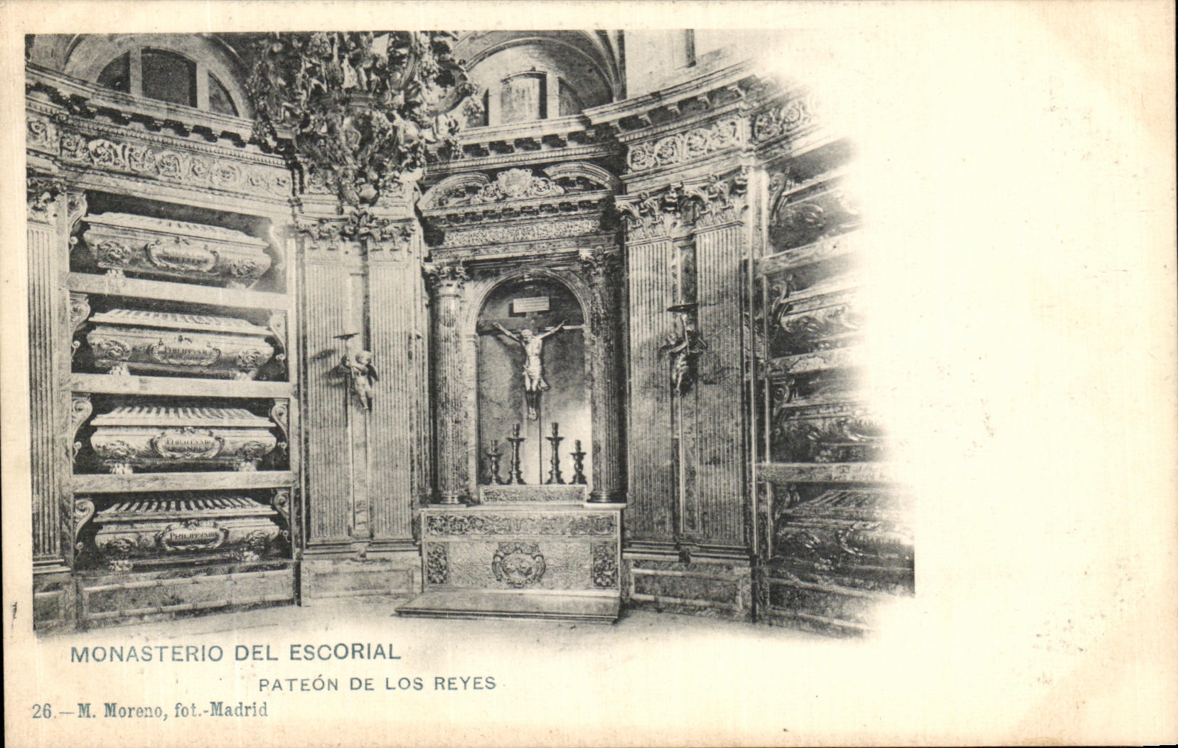 POSTAL Monasterio Del Escorial Pateon De Los Reyes de la VENDIMIA