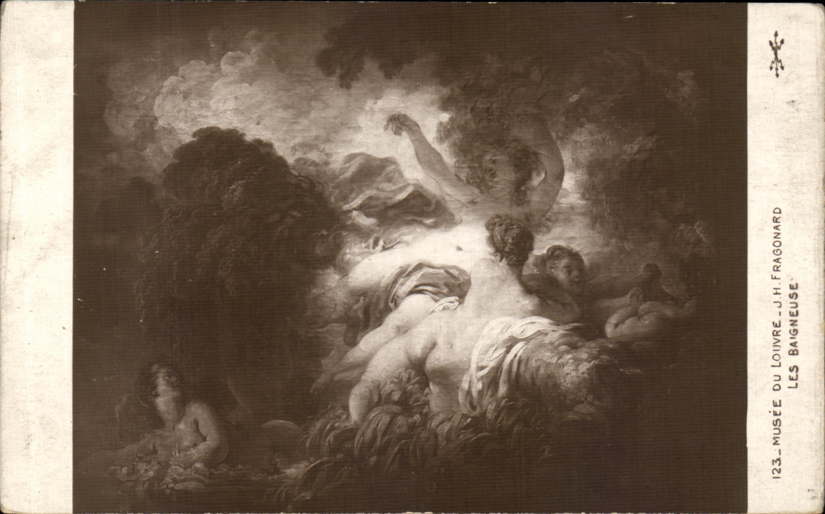 CPA Du Louvre Fragonard Les Baigneuses