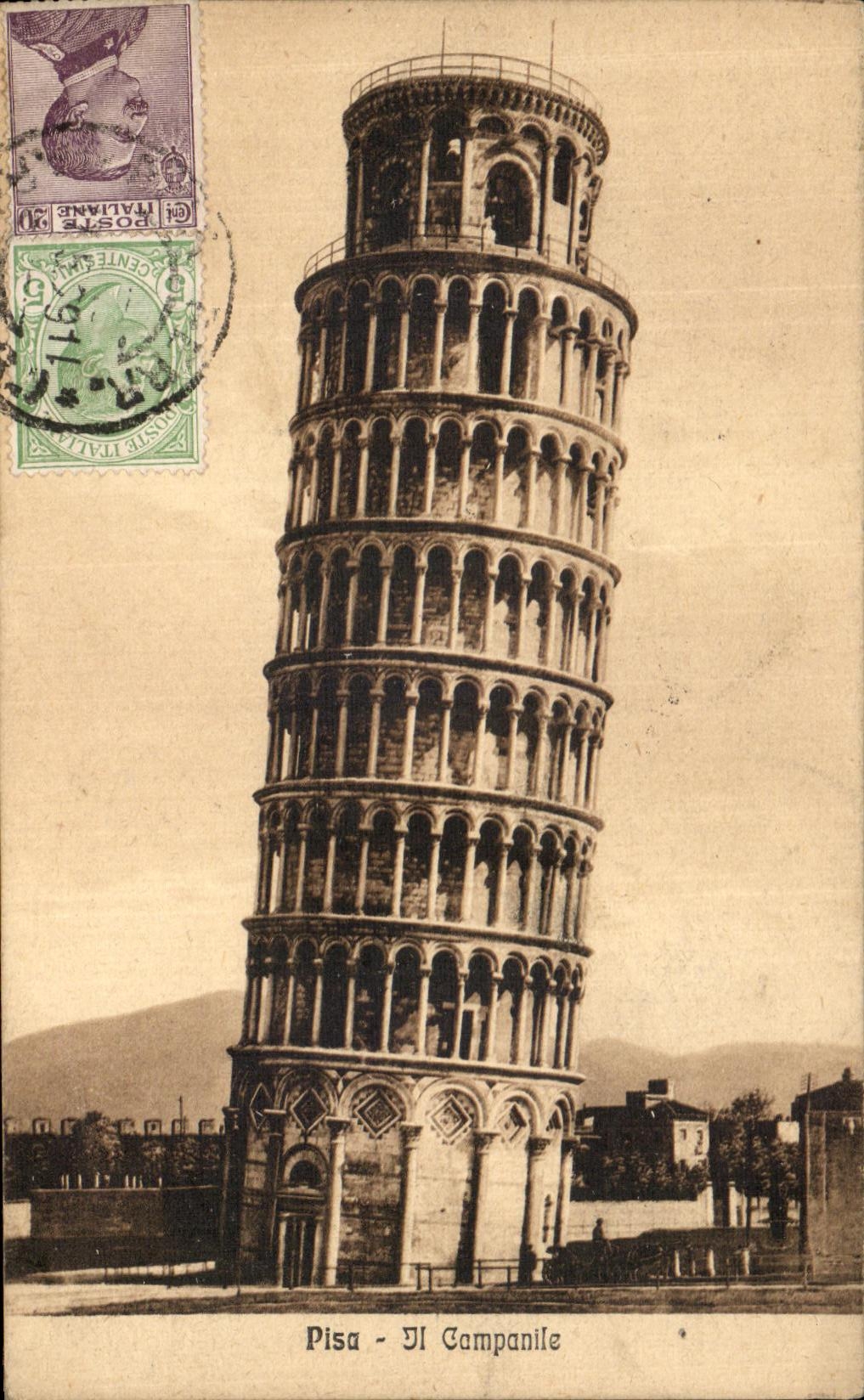 CPA Pisa Il Campanllle