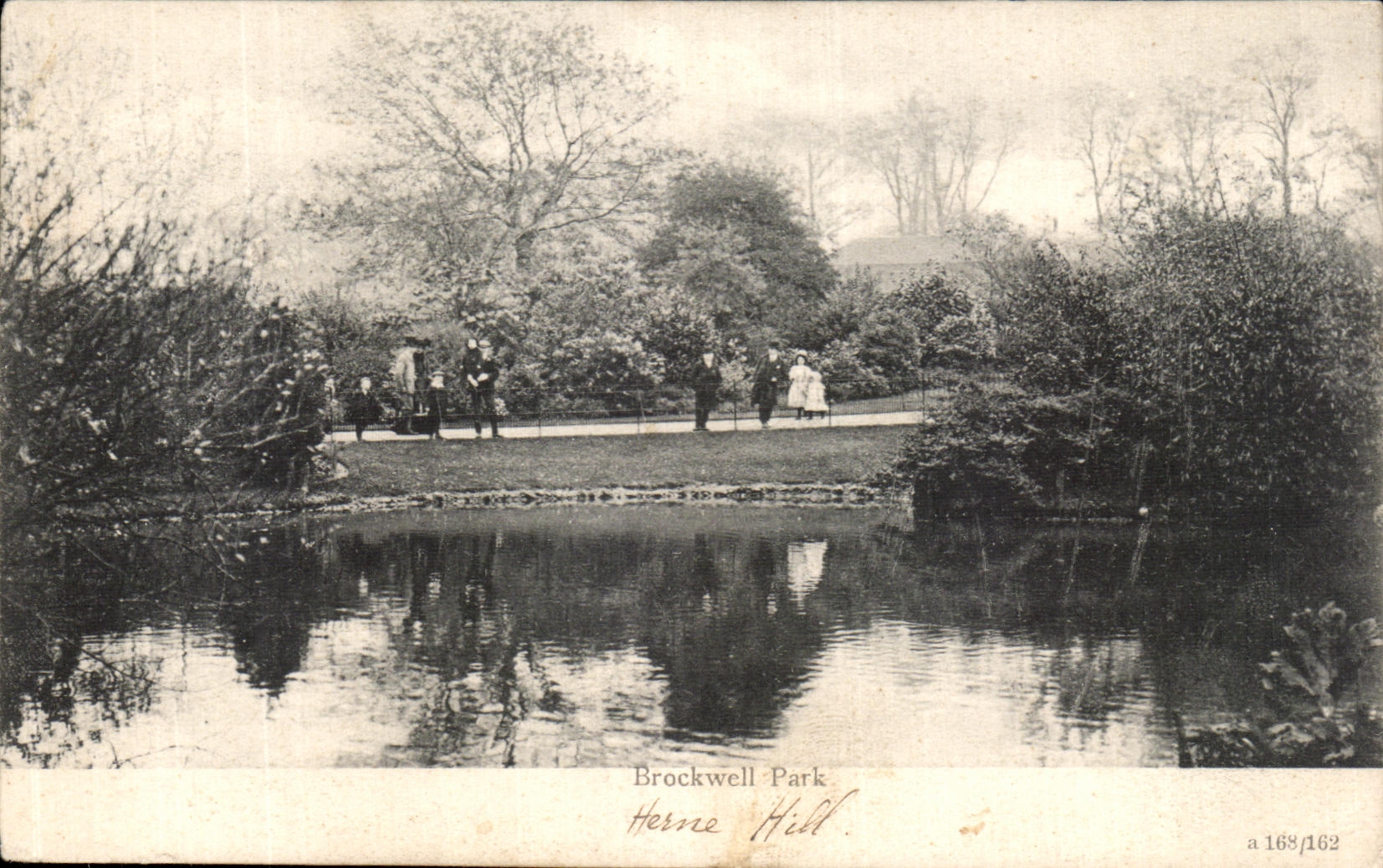 VINTAGE POSTCARD Brockwell Park