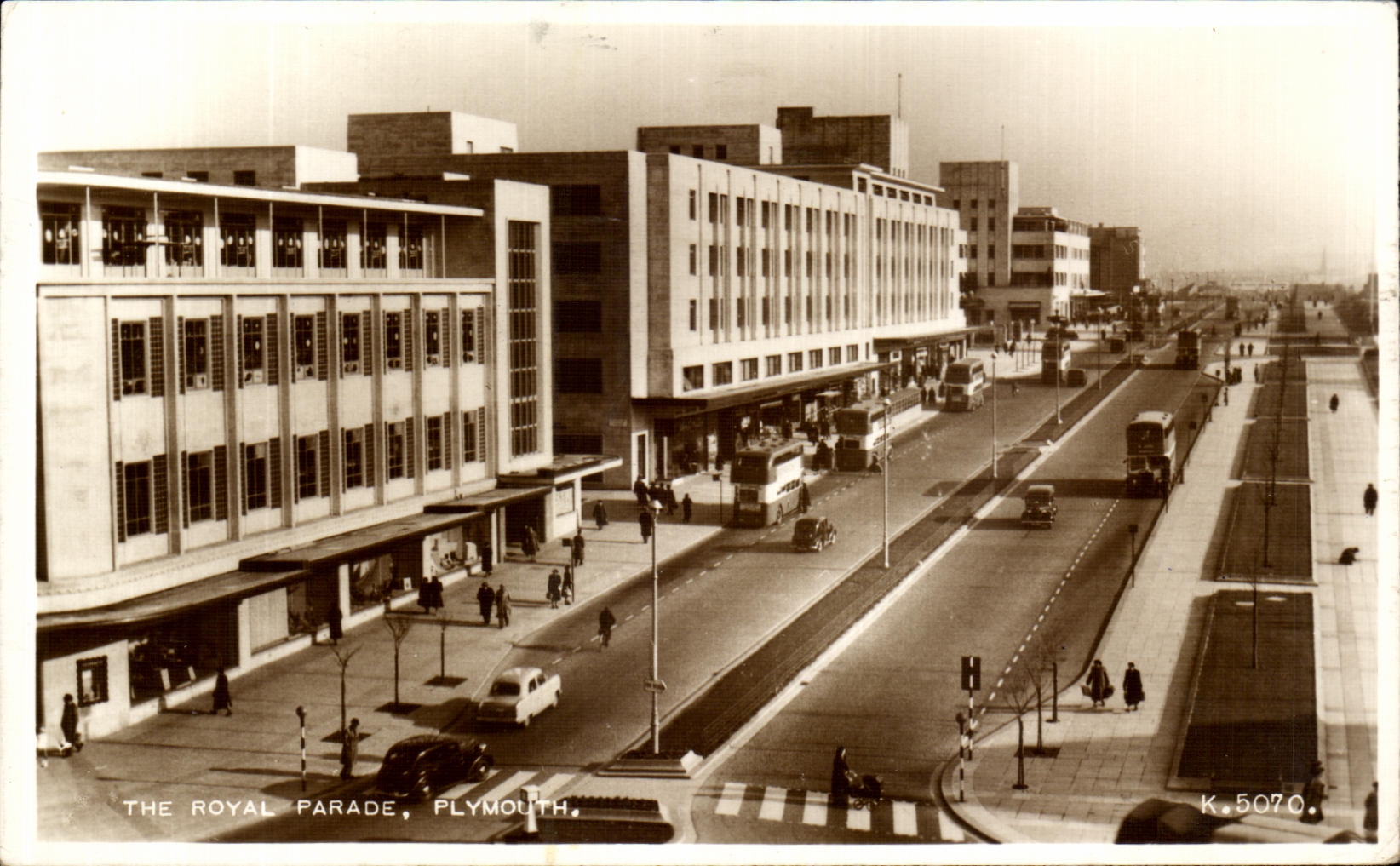 CPA The Royal Parade Plymouth
