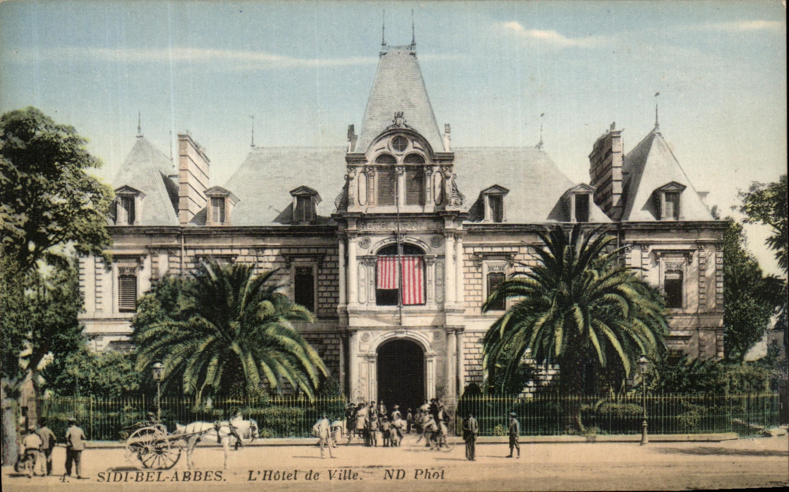 CPA Sidi Bel Abbes L Hotel de Ville Algerie