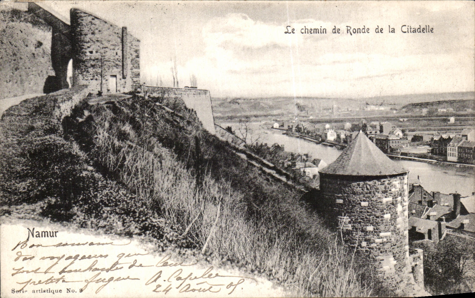 CPA Namur Le Chemin de Ronde de la Citadelle