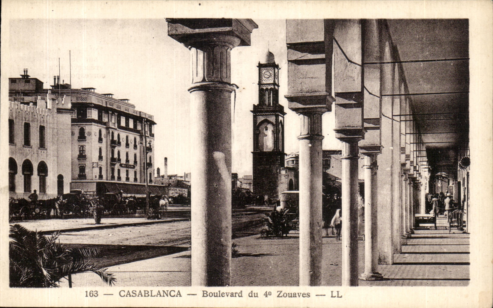 CPA Casablanca Boulevard du 4eme Zouaves