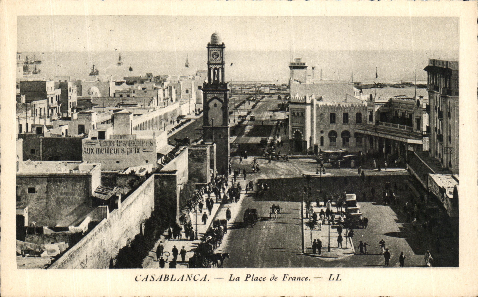 CPA Casablanca La Place de France 