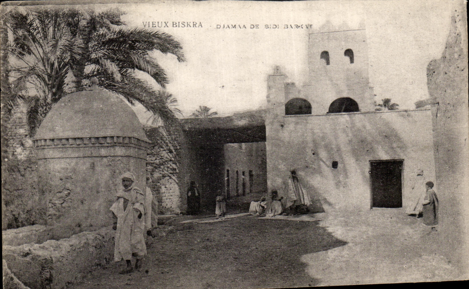 CPA Vieux Biskra Djamaa de Sidi 