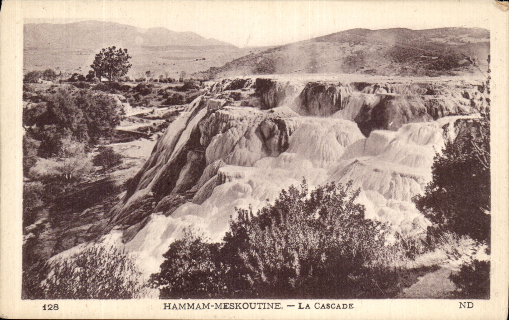 CPA Hammam Meskoutine La Cascade 