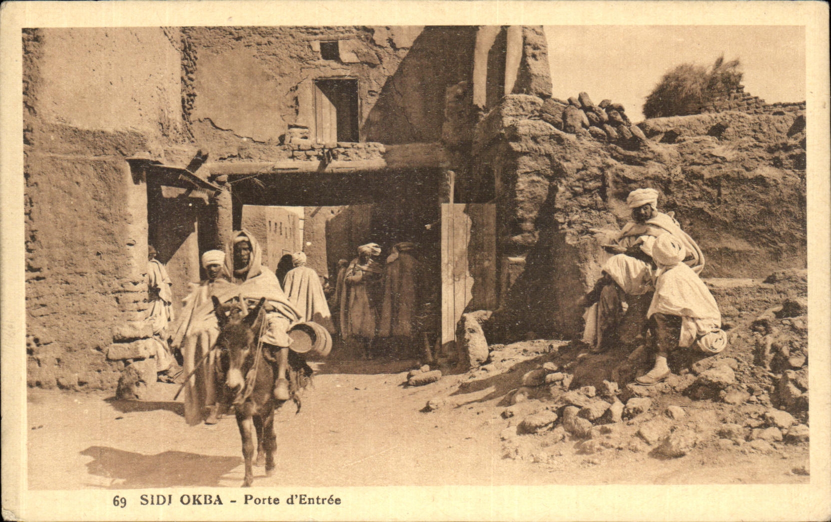 CPA Sidi Okba Sidi ocka Porte d Entree