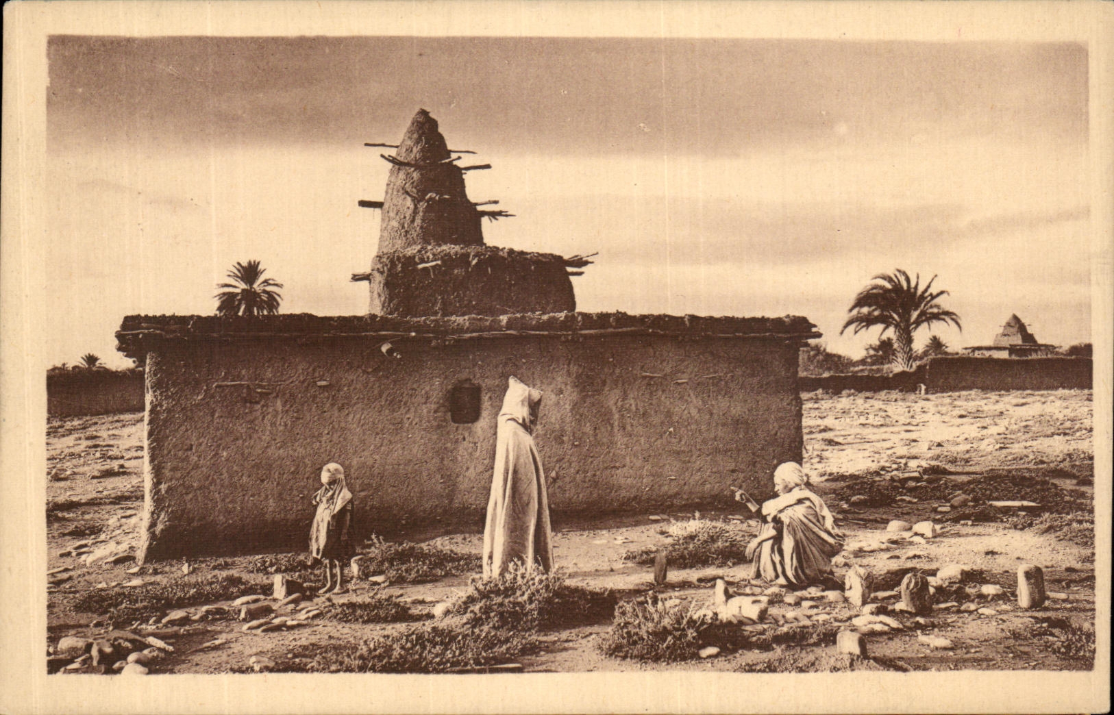 VINTAGE POSTCARD a Marabout in the South L Africa