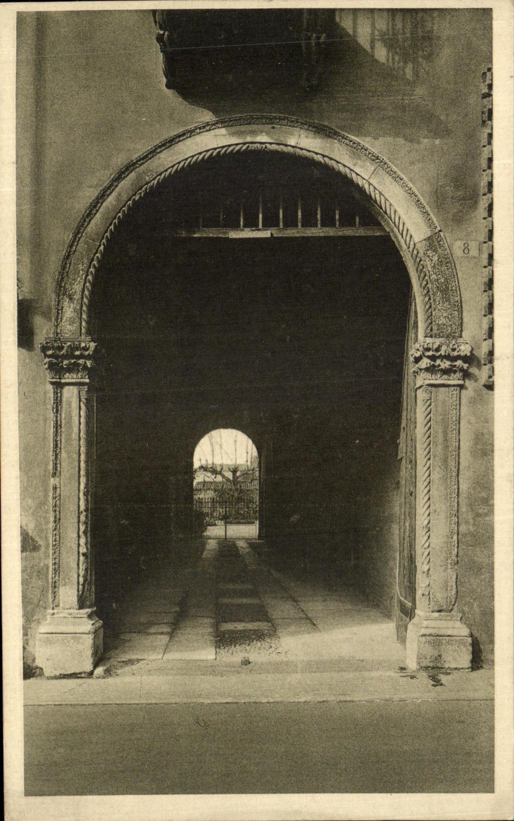 La POSTAL Vicenza de la VENDIMIA contradijo las casas Arnaldi Ora Segala de Pasini Portale