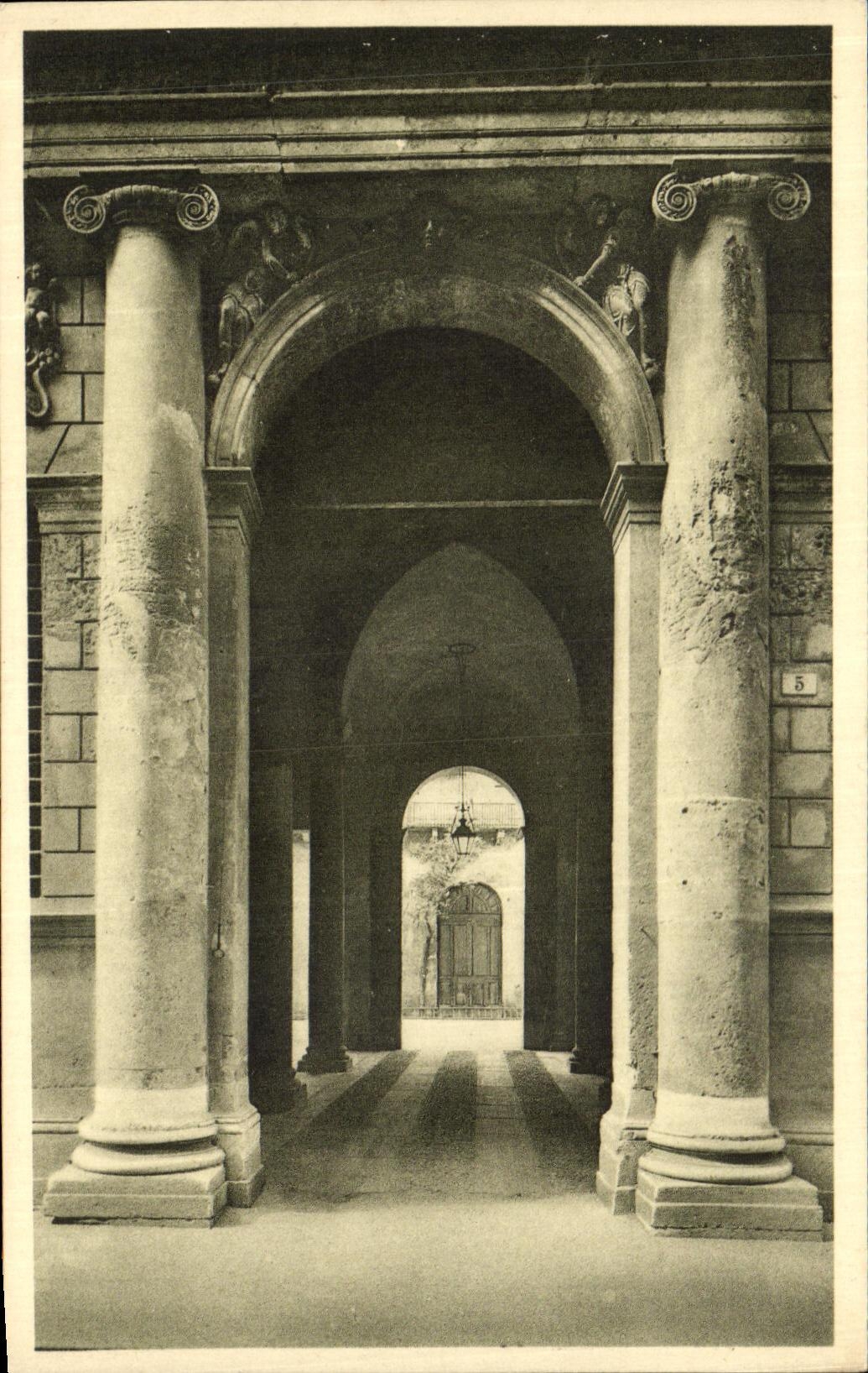 La POSTAL Vicenza de la VENDIMIA contradijo Porti Portale Palazzo Oporto Barbaran