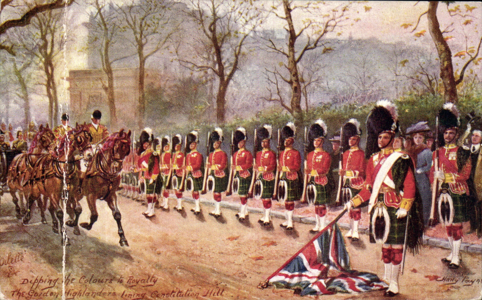 CPA Highlanders Militaria Uniforme