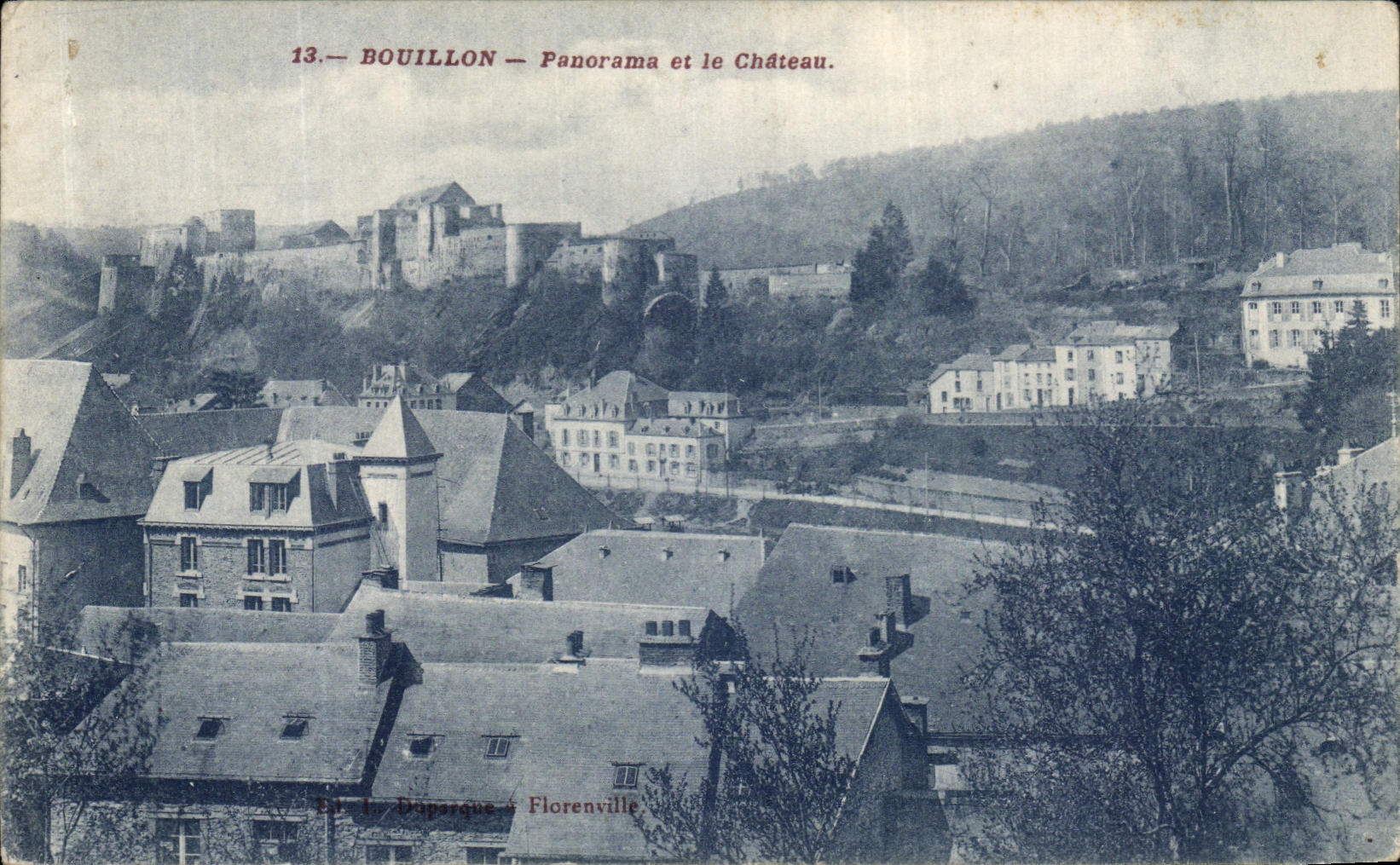 VINTAGE POSTCARD Bubble Panorama and the Castle